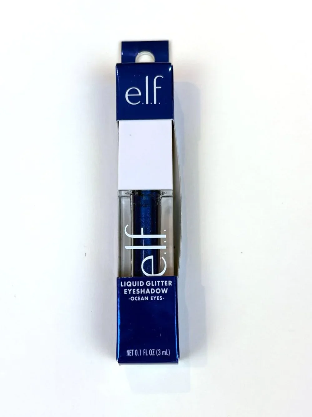 e.l.f. Cosmetics Liquid Glitter Eyeshadow Ocean Eyes - Deep royal blue. New